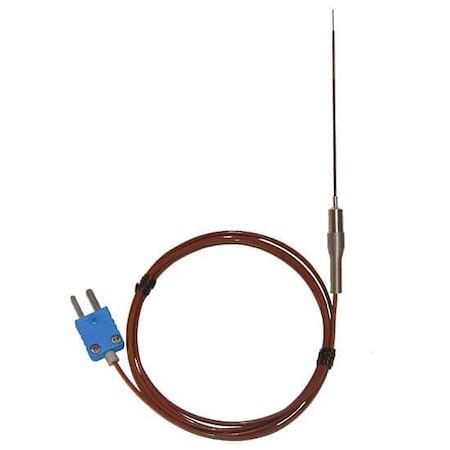Digi-Sense Thermocouple Microprobe, 4" L/0.020" Dia 08113-60